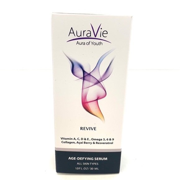 AuraVie Revive Age-Defying Serum 1 oz - Picture 2 of 7